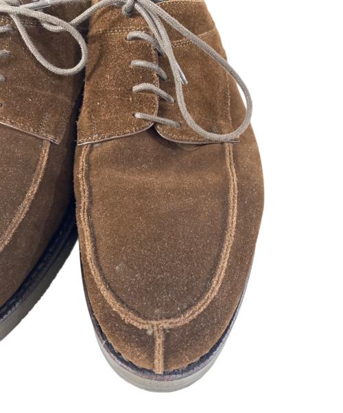 Jalan Sriwijaya（ジャランスリウァヤ）Jalan Sriwijaya (ジャランスリウァヤ) EDWARD Uチップスウェードシューズ ブラウン サイズ:7　1/2の古着・服飾アイテム