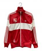 adidasアディダス）の古着「トラックジャケット」｜レッド×ホワイト
