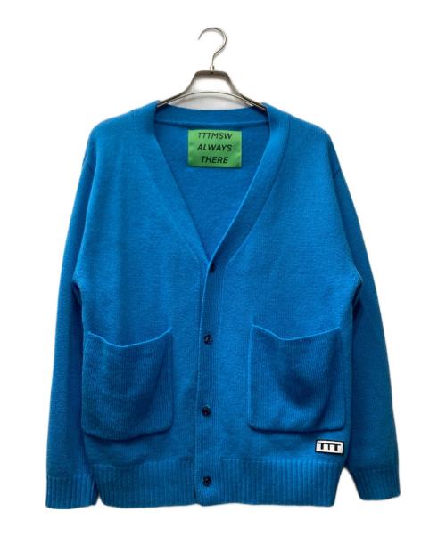TTT MSW（ティー）TTT MSW (ティー) New standard Cardigan ニットカーディガン ブルー サイズ:Mの古着・服飾アイテム