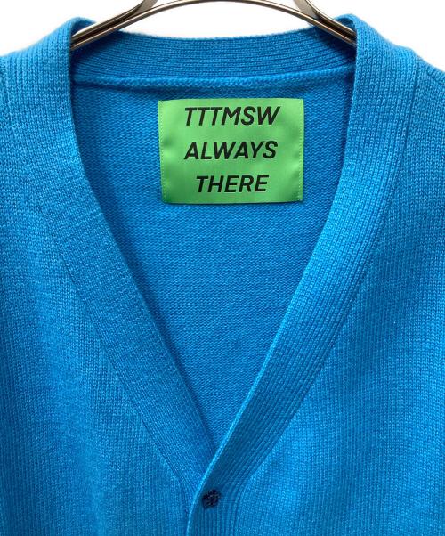 TTT MSW（ティー）TTT MSW (ティー) New standard Cardigan ニットカーディガン ブルー サイズ:Mの古着・服飾アイテム