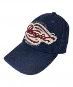 PARANOIDパラノイド）の古着「ウォッシュドデニムキャップ」｜インディゴ