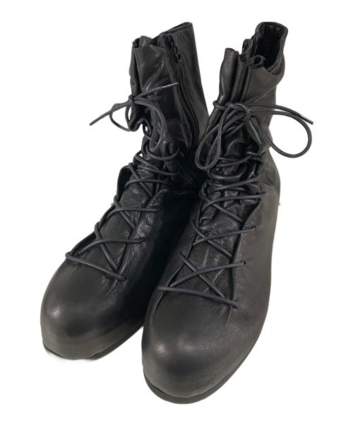 Yohji Yamamoto pour homme（ヨウジヤマモト プールオム）Yohji Yamamoto pour homme (ヨウジヤマモト プールオム) 23AW シングルピースブーツ ブラック サイズ:3の古着・服飾アイテム