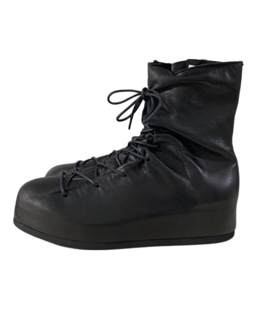 Yohji Yamamoto pour homme（ヨウジヤマモト プールオム）Yohji Yamamoto pour homme (ヨウジヤマモト プールオム) 23AW シングルピースブーツ ブラック サイズ:3の古着・服飾アイテム