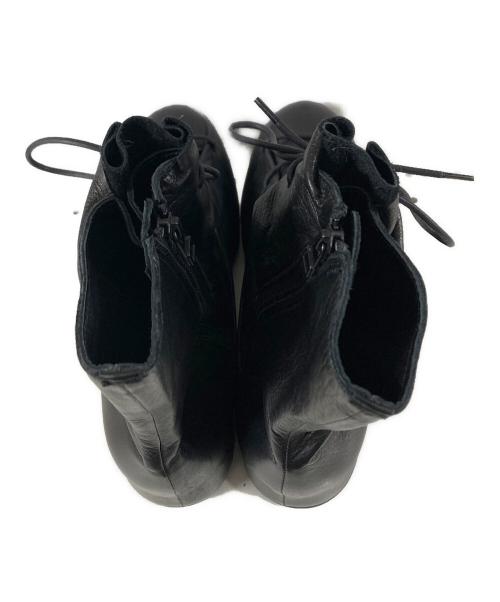 Yohji Yamamoto pour homme（ヨウジヤマモト プールオム）Yohji Yamamoto pour homme (ヨウジヤマモト プールオム) 23AW シングルピースブーツ ブラック サイズ:3の古着・服飾アイテム