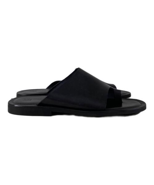 CORSO ROMA 9（コルソローマノーヴェ）CORSO ROMA 9 (コルソローマノーヴェ) トングサンダル ブラック サイズ:40の古着・服飾アイテム