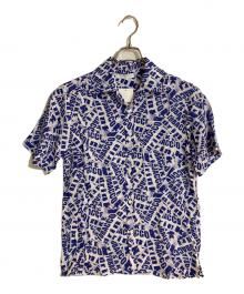 FUTUR（フューチャー）の古着「TLT SHIRTS」｜ブルー×ホワイト