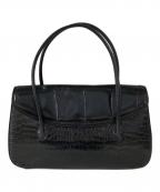 GIVENCHYジバンシィ）の古着「型押しハンドバッグ」｜ブラック