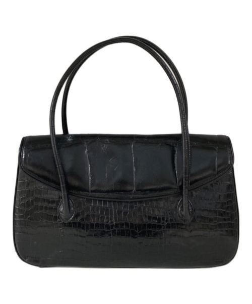 GIVENCHY（ジバンシィ）GIVENCHY (ジバンシィ) 型押しハンドバッグ ブラック サイズ:OneSizeの古着・服飾アイテム