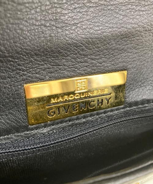 GIVENCHY（ジバンシィ）GIVENCHY (ジバンシィ) 型押しハンドバッグ ブラック サイズ:OneSizeの古着・服飾アイテム