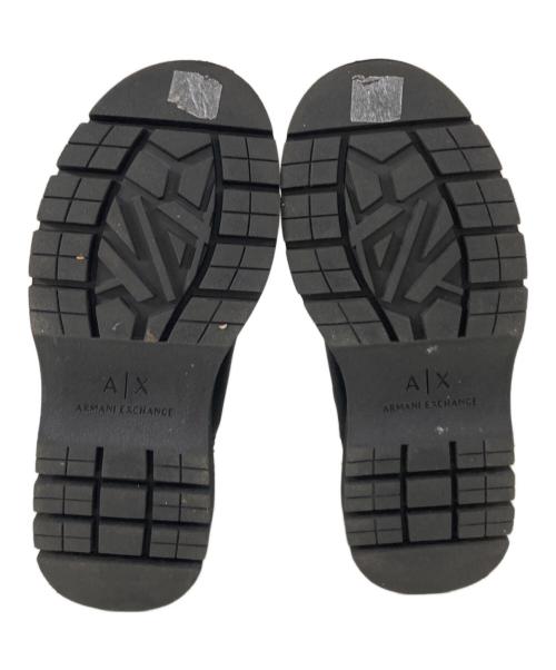 ARMANI EXCHANGE（アルマーニ エクスチェンジ）ARMANI EXCHANGE (アルマーニ エクスチェンジ) プラットフォームチェルシーブーツ ブラック サイズ:26cmの古着・服飾アイテム