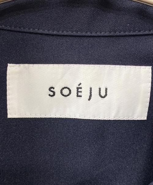 SOEJU（ソージュ）SOEJU (ソージュ) ソフトオックスシャツワンピース ネイビー サイズ:SIZE Mの古着・服飾アイテム