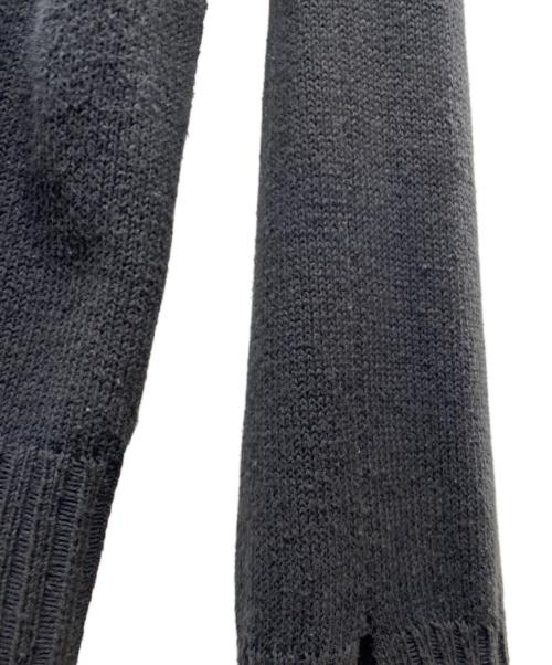 RICK OWENS（リックオウエンス）RICK OWENS (リックオウエンス) Cape Sleeve Knit オープンショルダーニット ブラック サイズ:Mの古着・服飾アイテム