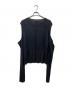 RICK OWENS (リックオウエンス) Cape Sleeve Knit オープンショルダーニット ブラック サイズ:M：20000円