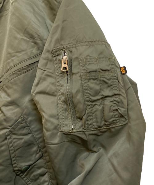 ALPHA（アルファ）ALPHA (アルファ) MA-1 フライトジャケット オリーブ サイズ:Mの古着・服飾アイテム