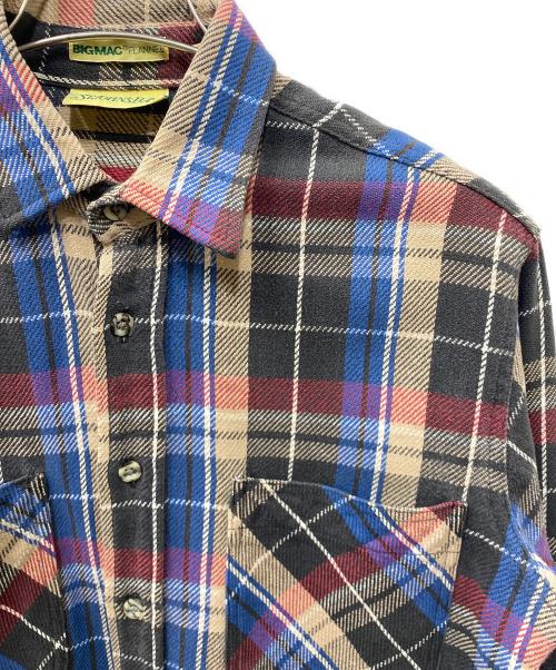 big mac（ビッグマック）big mac (ビッグマック) ST JOHN'S BAY (セントジョンズベイ) ネルシャツ マルチカラー サイズ:Mの古着・服飾アイテム