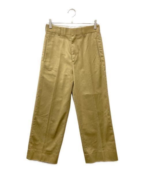 H BEAUTY&YOUTH（エイチ ビューティー&ユース）H BEAUTY&YOUTH (エイチ ビューティー&ユース) STRIGHT WIDE PANTS ベージュ サイズ:SIZE Sの古着・服飾アイテム