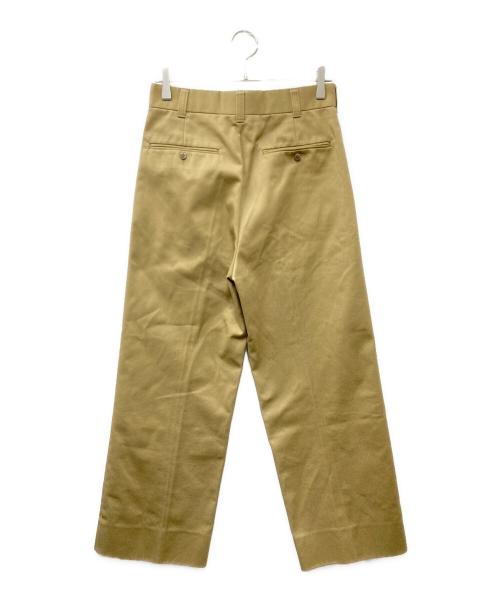 H BEAUTY&YOUTH（エイチ ビューティー&ユース）H BEAUTY&YOUTH (エイチ ビューティー&ユース) STRIGHT WIDE PANTS ベージュ サイズ:SIZE Sの古着・服飾アイテム