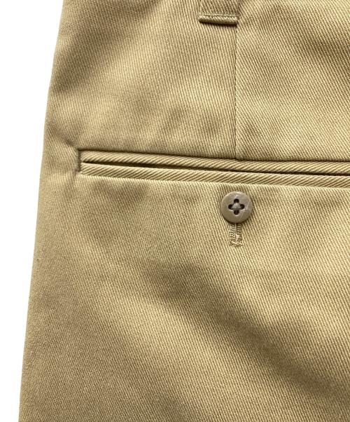 H BEAUTY&YOUTH（エイチ ビューティー&ユース）H BEAUTY&YOUTH (エイチ ビューティー&ユース) STRIGHT WIDE PANTS ベージュ サイズ:SIZE Sの古着・服飾アイテム