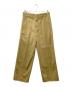 H BEAUTY&YOUTH（エイチ ビューティー&ユース）の古着「STRIGHT WIDE PANTS」｜ベージュ