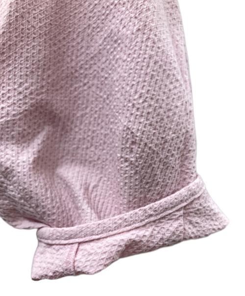 6(ROKU) BEAUTY&YOUTH（ロク ビューティーアンドユース）6(ROKU) BEAUTY&YOUTH (ロク ビューティーアンドユース) VOLUME SLEEVE DRESS ピンク サイズ:SIZE 36の古着・服飾アイテム