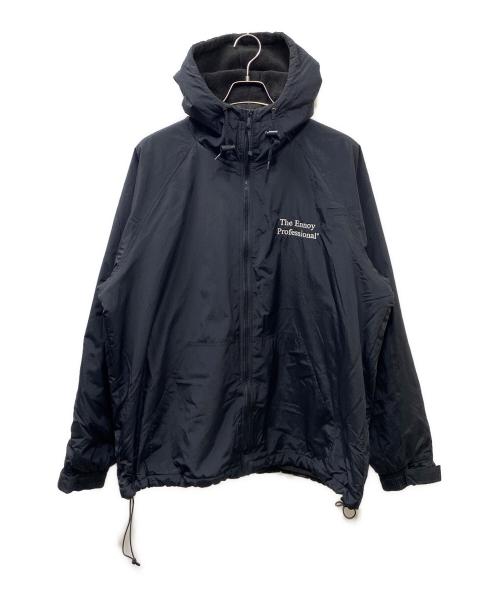 ENNOY（エンノイ）ENNOY (エンノイ) Tri Mountain (トライマウンテン) コラボインナーボアフーデッドジャケット ブラック サイズ:Lの古着・服飾アイテム