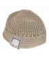 THE H.W.DOG&CO（ザ エイチダブリュウ ドッグアンドコー）の古着「24ss Cotton Knit Hat」｜ベージュ