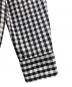 中古・古着 BLACK COMME des GARCONS (ブラック コムデギャルソン) 切替パッチワークシャツ ブラック×ホワイト サイズ:M：6000円