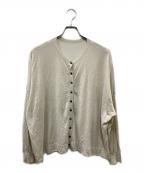 Spick and Spanスピック＆スパン）の古着「2way ウォッシャブル シアーカーディガン」｜ベージュ