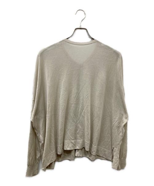 Spick and Span（スピック＆スパン）Spick and Span (スピックアンドスパン) 2way ウォッシャブル シアーカーディガン ベージュ サイズ:SIZE Freeの古着・服飾アイテム