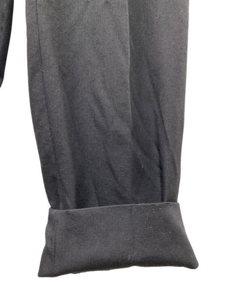 Y's for men（ワイズフォーメン）Y'S for men (ワイズフォーメン) ウールサージ2タックワイドスラックス ブラック サイズ:Sの古着・服飾アイテム
