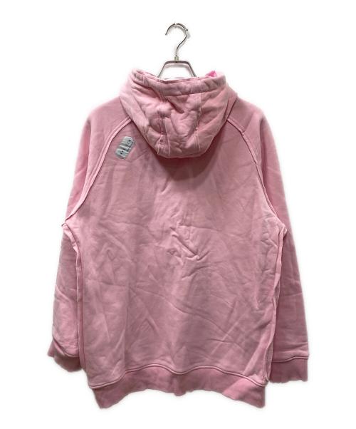 AKA SIX / SIMON BARKER（エーケーエー シックス）AKA SIX / SIMON BARKER (エーケーエー シックス) FRAGMENT DESIGN (フラグメントデザイン) MEMORIES JUMP HOODIE プルオーバーパーカー ピンク サイズ:Lの古着・服飾アイテム