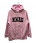 AKA SIX / SIMON BARKER（エーケーエー シックス）の古着「MEMORIES JUMP HOODIE プルオーバーパーカー」｜ピンク