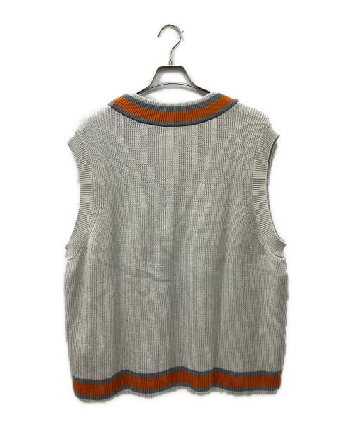 WELLDER（ウェルダー）WELLDER (ウェルダー) チルデンニットベスト グレー サイズ:4の古着・服飾アイテム