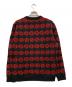 COOTIE PRODUCTIONS (クーティープロダクツ) Rose Pattern Sweater 総柄ニット レッド×ブラック サイズ:M：9000円