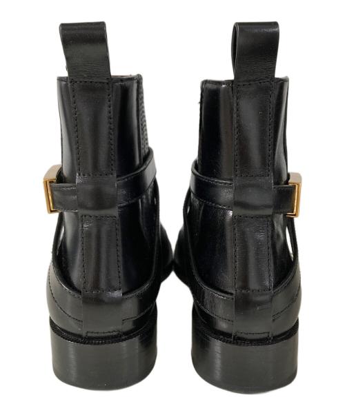 TORY BURCH（トリーバーチ）TORY BURCH (トリーバーチ) Tハードウェアチェルシーショートブーツ ブラック サイズ:SIZE 6Mの古着・服飾アイテム