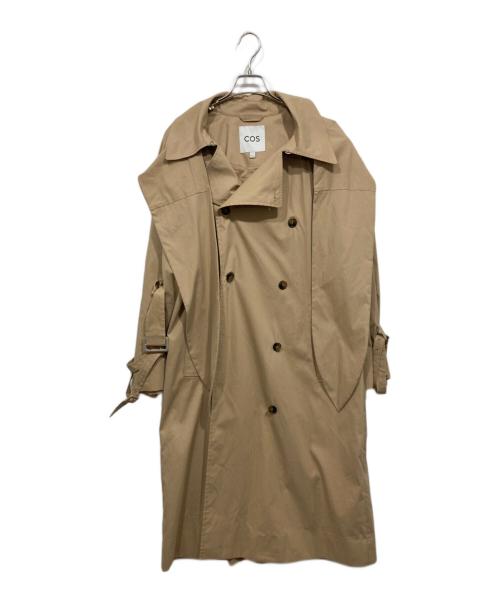 COS（コス）COS (コス) オーバーサイズトレンチコート ベージュ サイズ:Lの古着・服飾アイテム