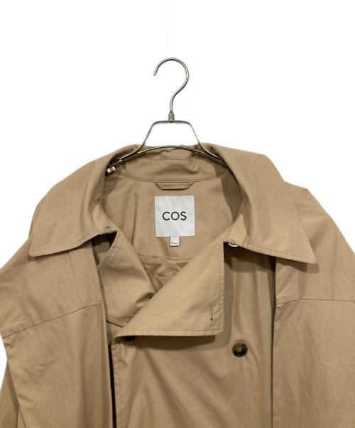 COS（コス）COS (コス) オーバーサイズトレンチコート ベージュ サイズ:Lの古着・服飾アイテム