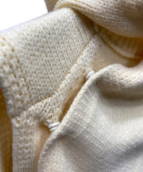 myne（マイン）myne (マイン) ミドルゲージ マフラー ワンスリーブニット ベージュ サイズ:FREEの古着・服飾アイテム