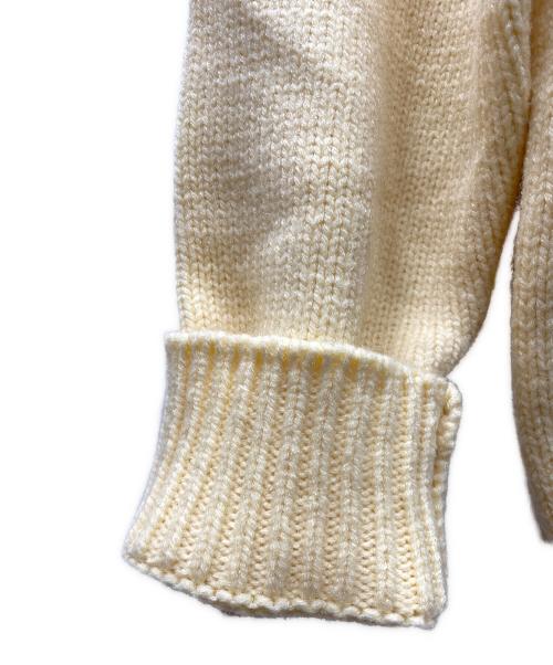 myne（マイン）myne (マイン) ミドルゲージ マフラー ワンスリーブニット ベージュ サイズ:FREEの古着・服飾アイテム