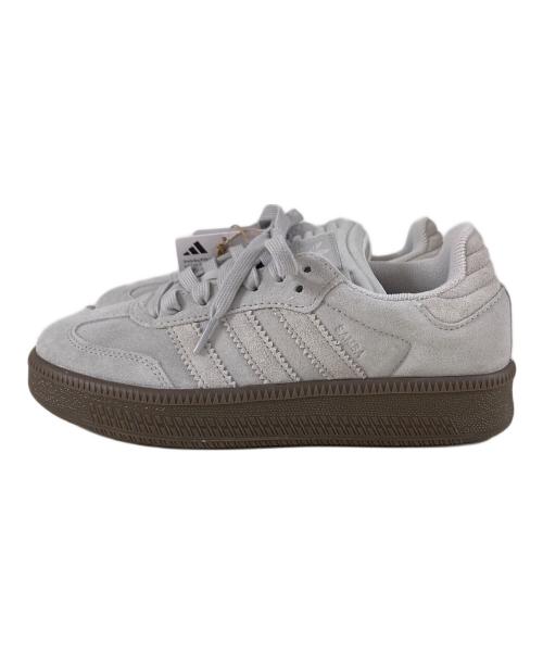adidas（アディダス）adidas (アディダス) Snidel (スナイデル) Samba XLG ローカットスニーカー グレー×ブラウン サイズ:SIZE 24.5cmの古着・服飾アイテム