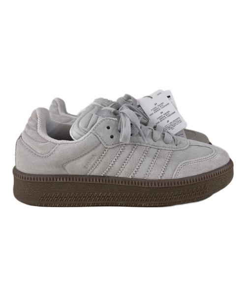 adidas（アディダス）adidas (アディダス) Snidel (スナイデル) Samba XLG ローカットスニーカー グレー×ブラウン サイズ:SIZE 24.5cmの古着・服飾アイテム