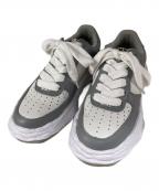 Maison MIHARA YASUHIROメゾン ミハラ ヤスヒロ）の古着「WAYNE OG Sole Leather Low-top Sneaker ローカットスニーカー」｜ホワイト×グレー