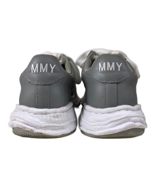 Maison MIHARA YASUHIRO（メゾン ミハラ ヤスヒロ）Maison MIHARA YASUHIRO (メゾン ミハラ ヤスヒロ) WAYNE OG Sole Leather Low-top Sneaker ローカットスニーカー ホワイト×グレー サイズ:42の古着・服飾アイテム