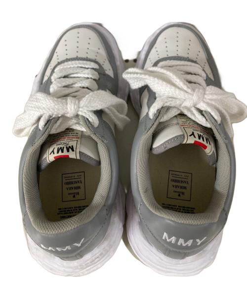Maison MIHARA YASUHIRO（メゾン ミハラ ヤスヒロ）Maison MIHARA YASUHIRO (メゾン ミハラ ヤスヒロ) WAYNE OG Sole Leather Low-top Sneaker ローカットスニーカー ホワイト×グレー サイズ:42の古着・服飾アイテム