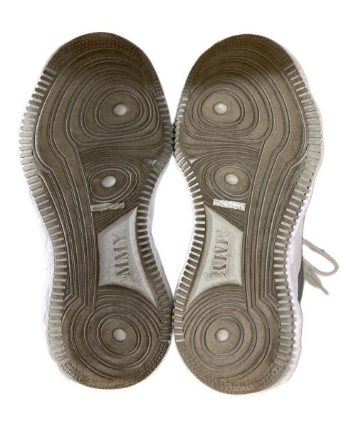 Maison MIHARA YASUHIRO（メゾン ミハラ ヤスヒロ）Maison MIHARA YASUHIRO (メゾン ミハラ ヤスヒロ) WAYNE OG Sole Leather Low-top Sneaker ローカットスニーカー ホワイト×グレー サイズ:42の古着・服飾アイテム