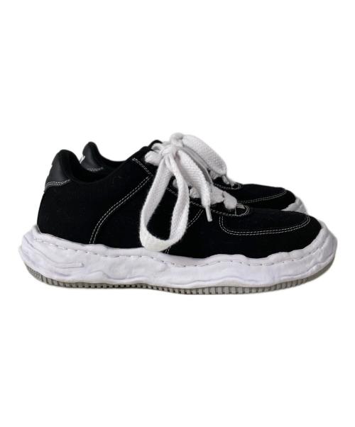 Maison MIHARA YASUHIRO（メゾン ミハラ ヤスヒロ）Maison MIHARA YASUHIRO (メゾン ミハラ ヤスヒロ) WAYNE OG Sole Canvas Low-top Sneaker ローカットスニーカー ブラック サイズ:42の古着・服飾アイテム