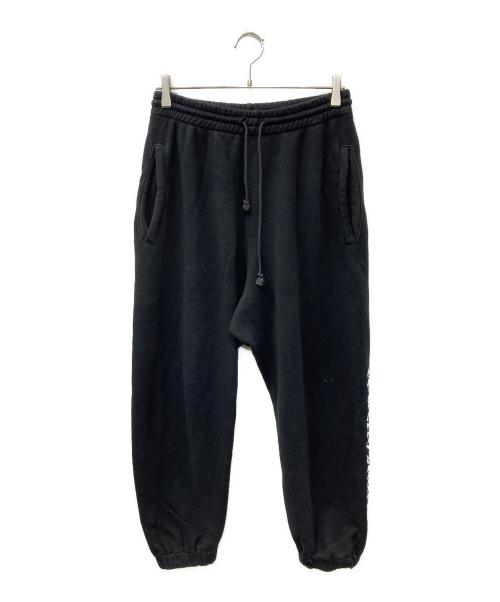 WACKO MARIA（ワコマリア）WACKO MARIA (ワコマリア) 刺繍ロゴ スウェットパンツ ブラック サイズ:Sの古着・服飾アイテム