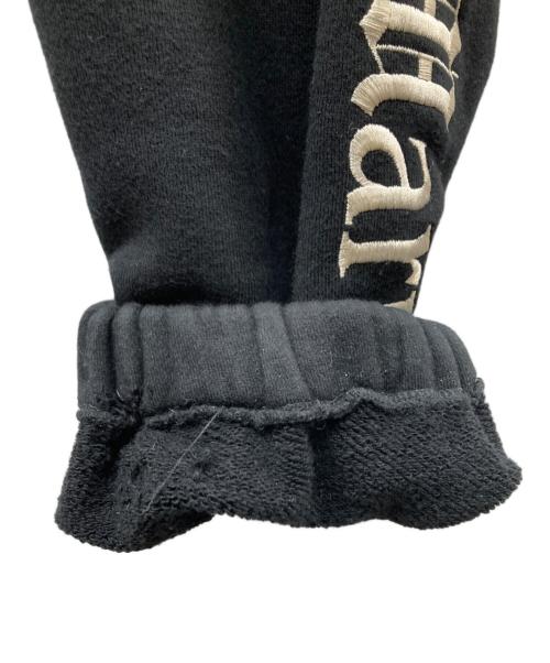 WACKO MARIA（ワコマリア）WACKO MARIA (ワコマリア) 刺繍ロゴ スウェットパンツ ブラック サイズ:Sの古着・服飾アイテム