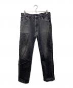 LEVI'Sリーバイス）の古着「90S 後染め 501デニムパンツ」｜ブラック