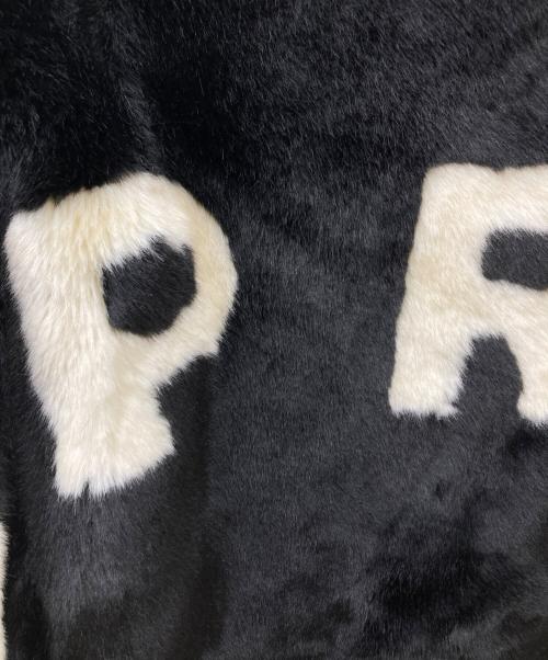 SUPREME（シュプリーム）SUPREME (シュプリーム) 17SS Faux Fur Bomber Jacket/フェイクファーボンバージャケット ブラック×ホワイト サイズ:Sの古着・服飾アイテム